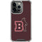 Brown University Bears Logo iPhone 14 Pro Clear Case